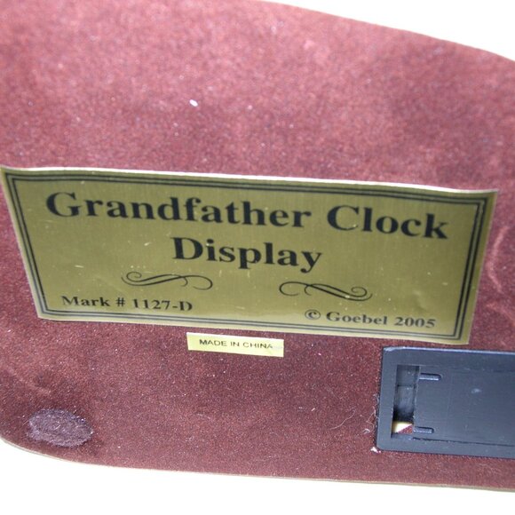 GRANDFATHER CLOCK  Hummelscape w/Box & AUF WIEDERSEHEN Figurine #153/0 TMK5 RARE - Picture 6 of 11